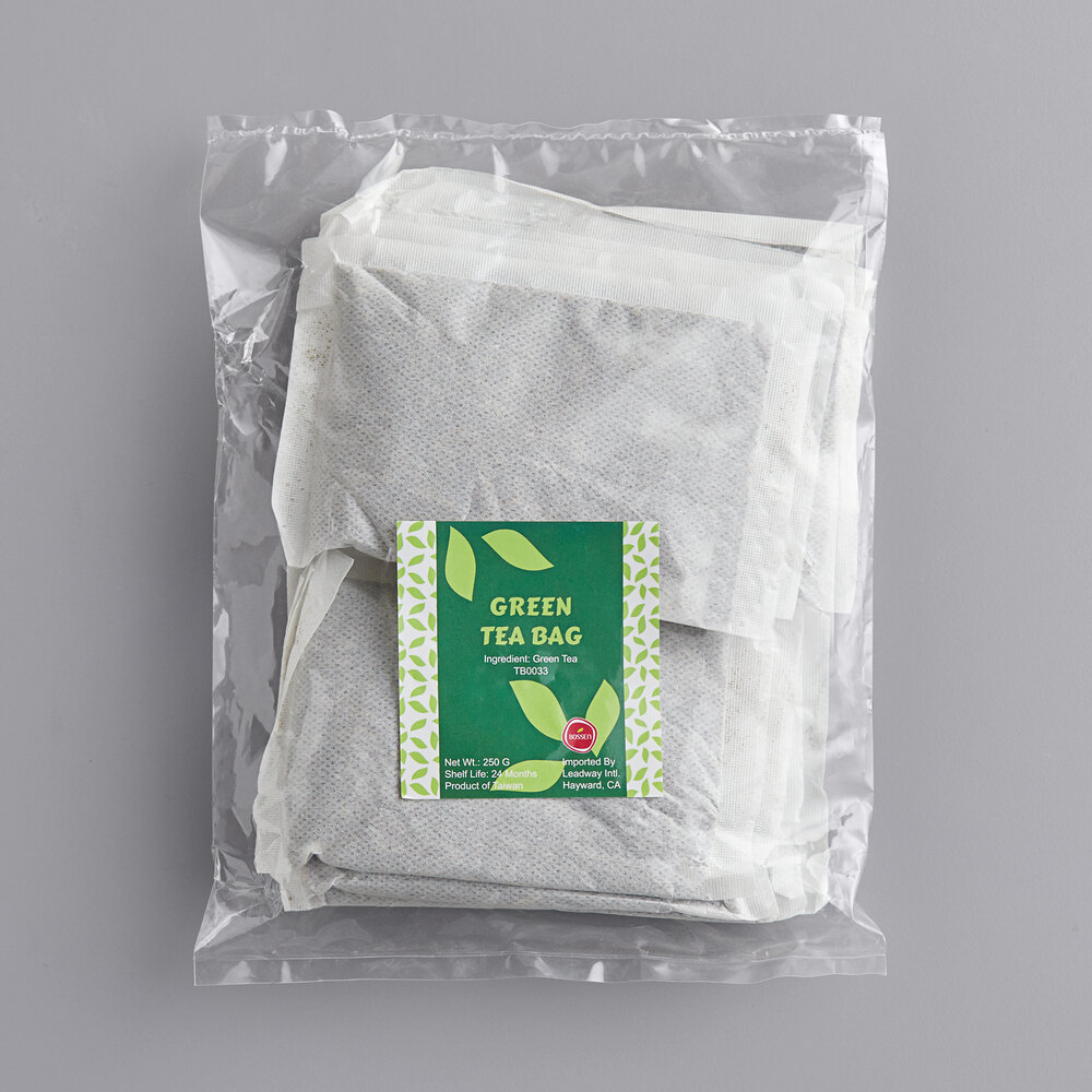 Bossen Large Green Loose Leaf Tea Bags 10/Pack