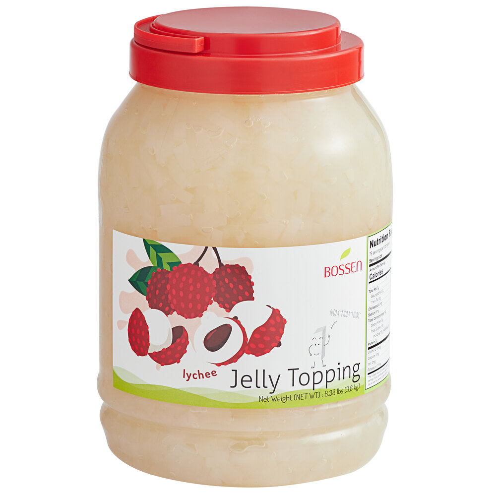 Lychee Coconut Jelly Bubble Tea Topping (8.38 lb.)