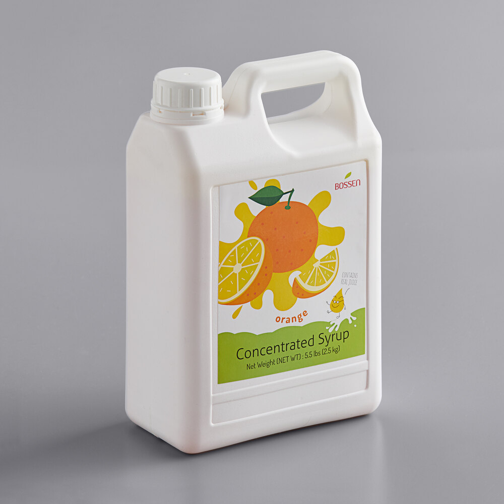Bossen Orange Concentrated Syrup 64 fl. oz.
