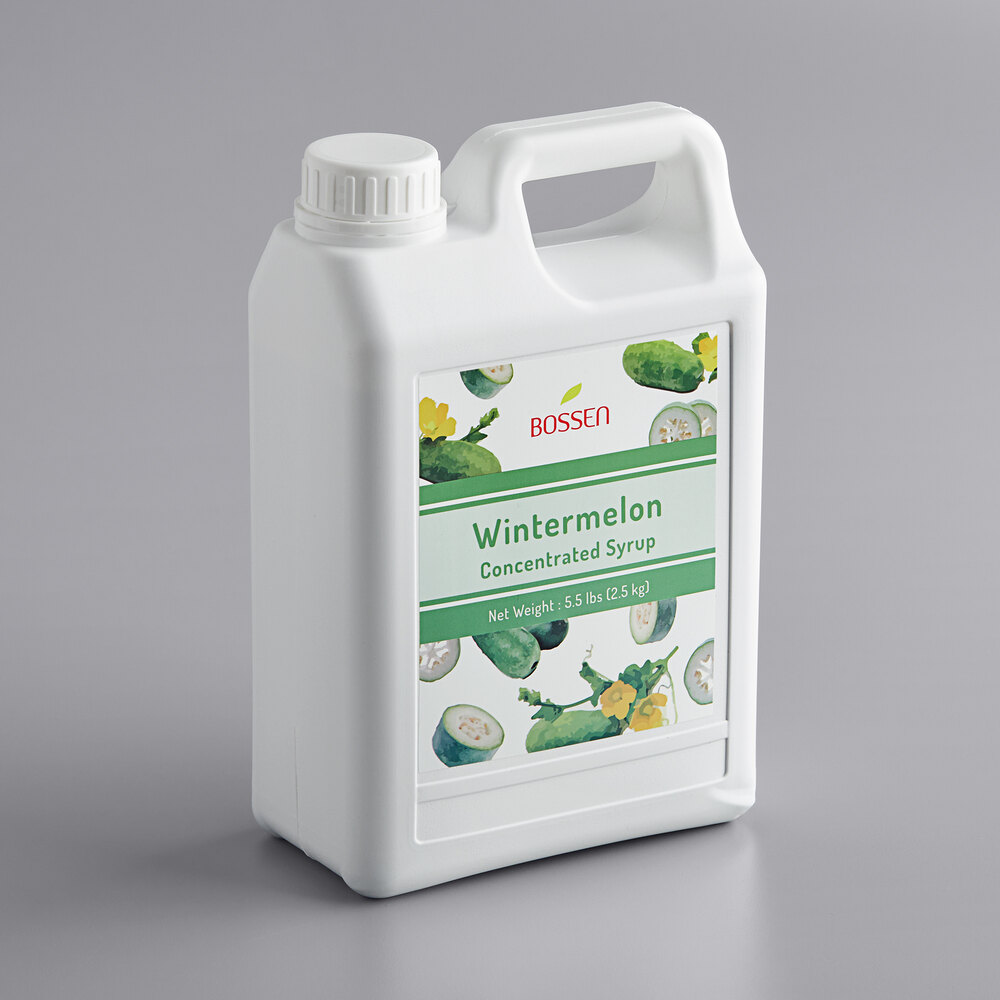Bossen Wintermelon Flavoring Syrup - WebstaurantStore