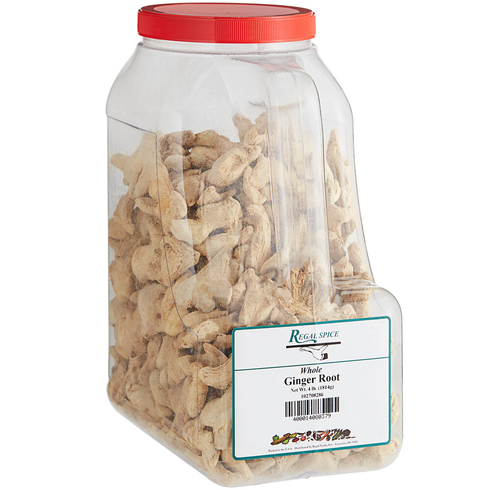 Regal Bulk Whole Ginger Root 4 lb. Container