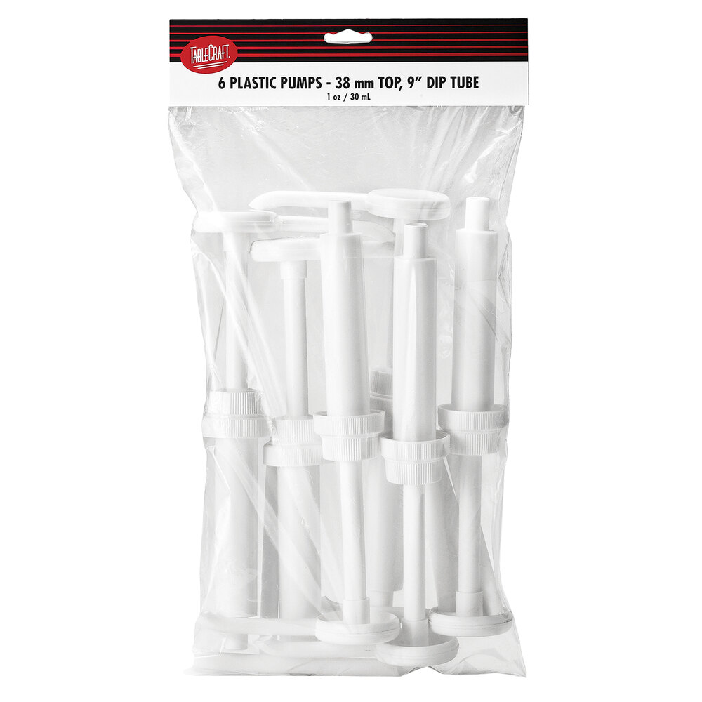 Tablecraft C66238 1 oz. Condiment / Syrup Pump with 1 1/2" (38 mm