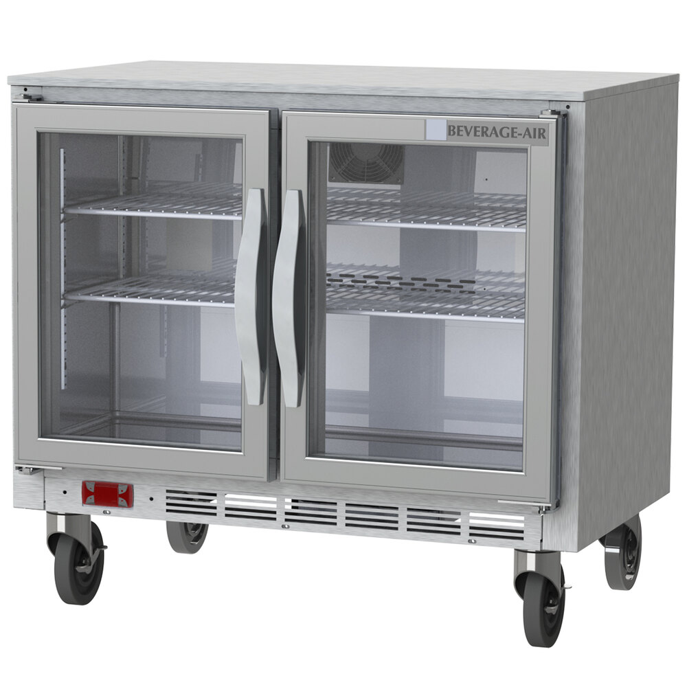 BeverageAir UCR34HC25ADA 34" Low Profile Undercounter Refrigerator