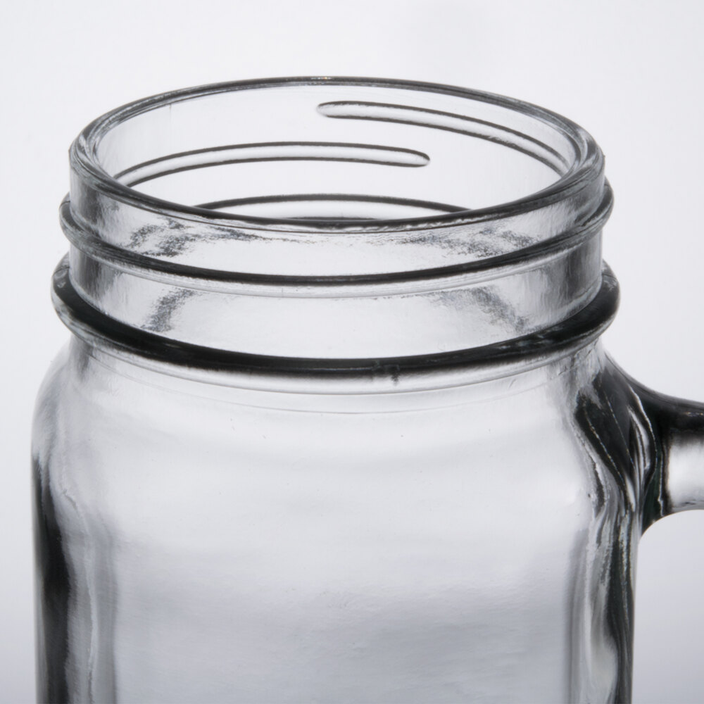 Mason Jars with Handles Core 16 oz. Mason Jar Glasses/Mugs (12 / Case)