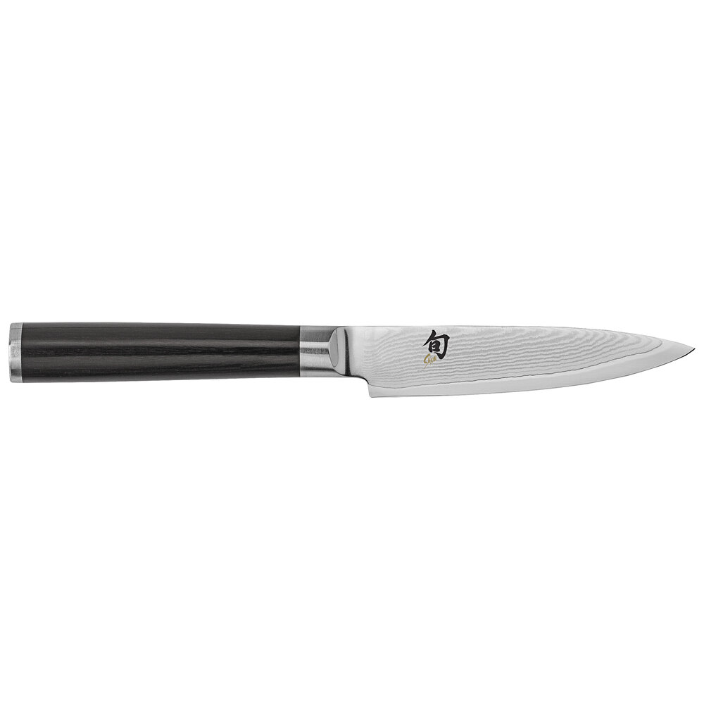 Shun DM0716 Classic 4" Paring Knife with Pakkawood Handle