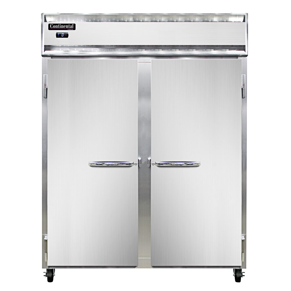 Continental Refrigerator 2FENSA 57" Solid Door ExtraWide ReachIn