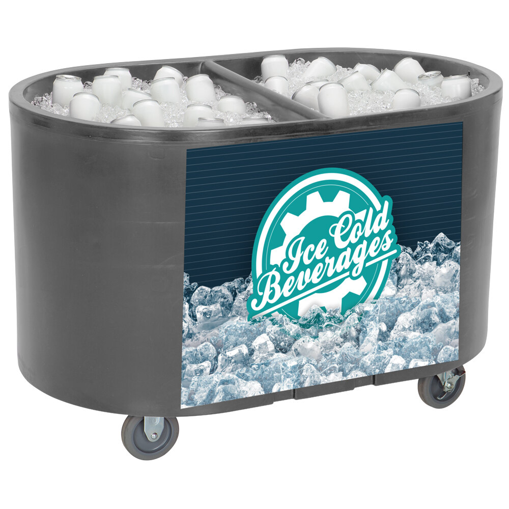 IRP Gray Texas Tanker 1060 Portable Insulated Ice Bin / Beverage Cooler