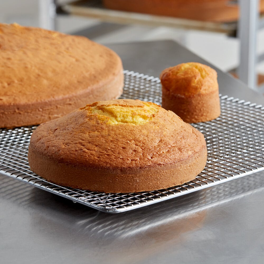 Tezzorio Aluminum Round Cake Pan, 6 x 2 Smooth-Sided Layer Cake Pan,  Professional Bakeware