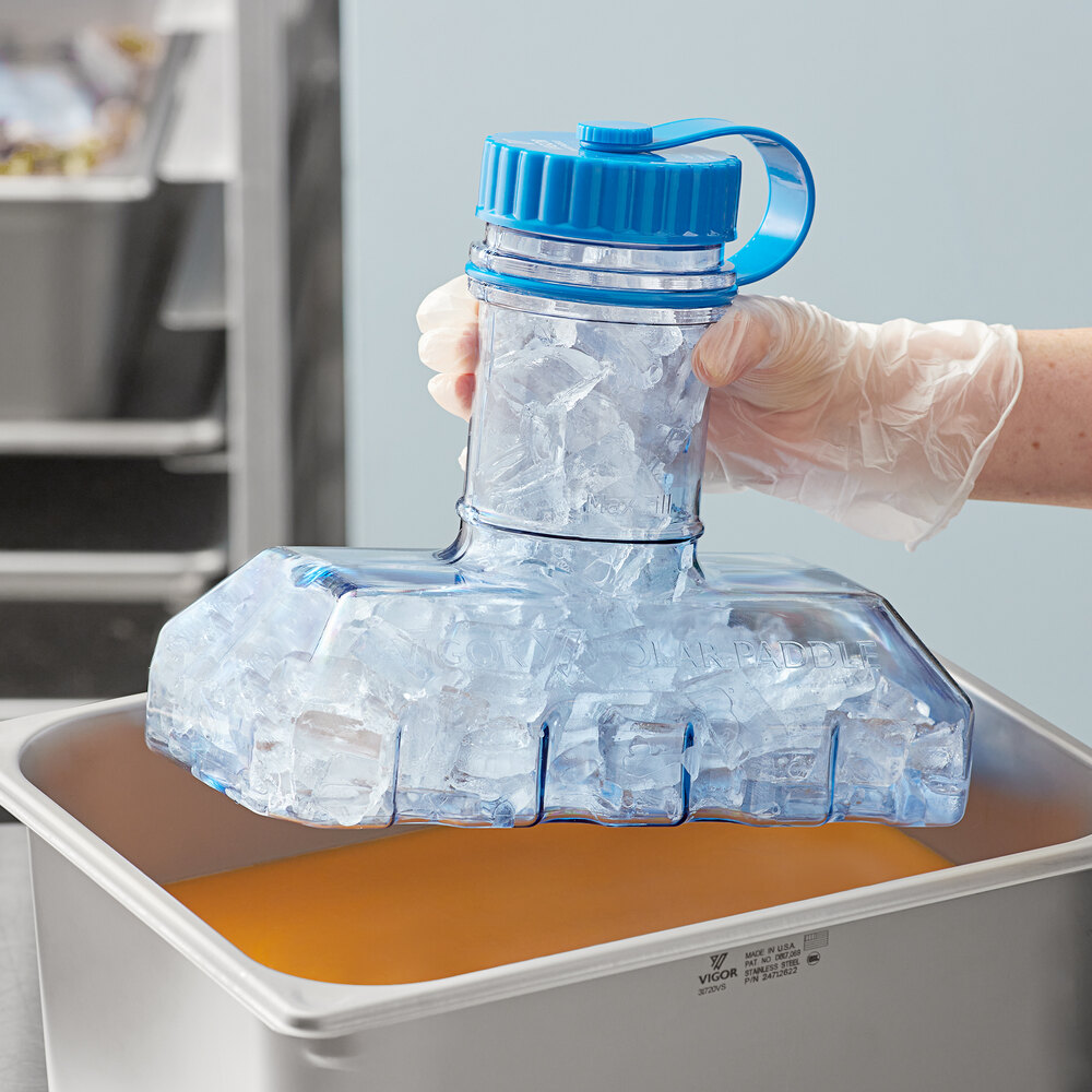 Polar Paddle 2 Liter; (67 oz.) Blue Cooling Paddle for Hotel Style