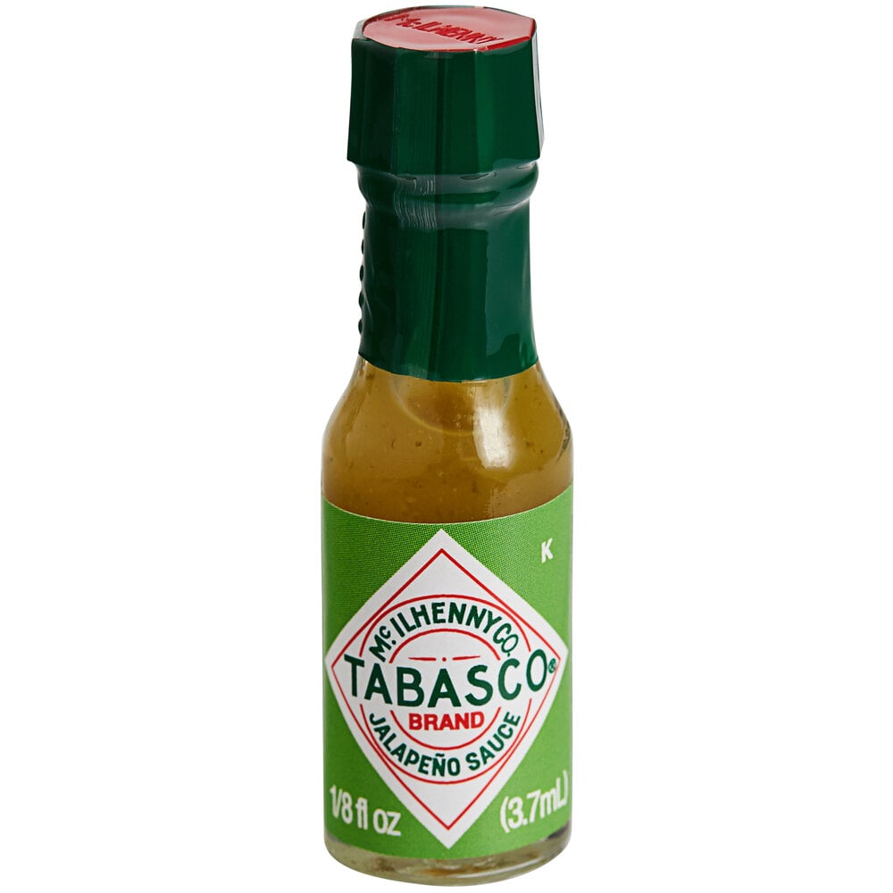 Mini Tabasco® Green Hot Sauce Bottles 144 Case