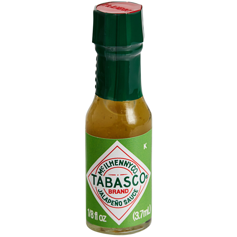 Mini TABASCO® Green Hot Sauce Bottles 144/Case