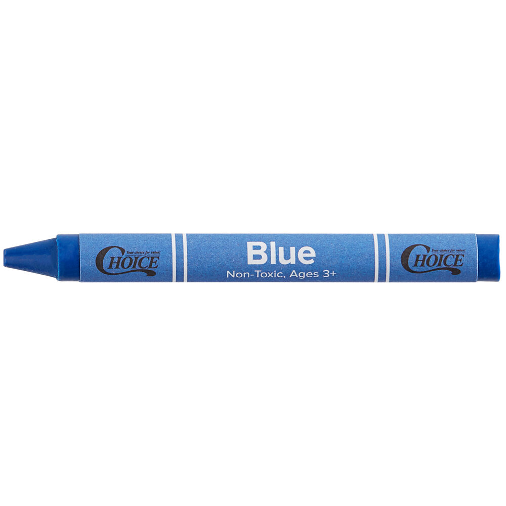 Choice Bulk Blue Crayon 1000/Case