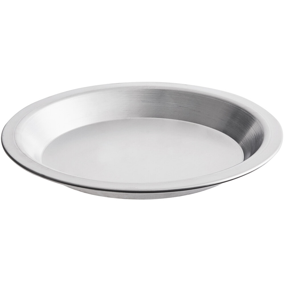 Norpro Stainless Steel Pie Pan 9" X 1.5" Thanksgiving New Mirror Finish 2-Pack 