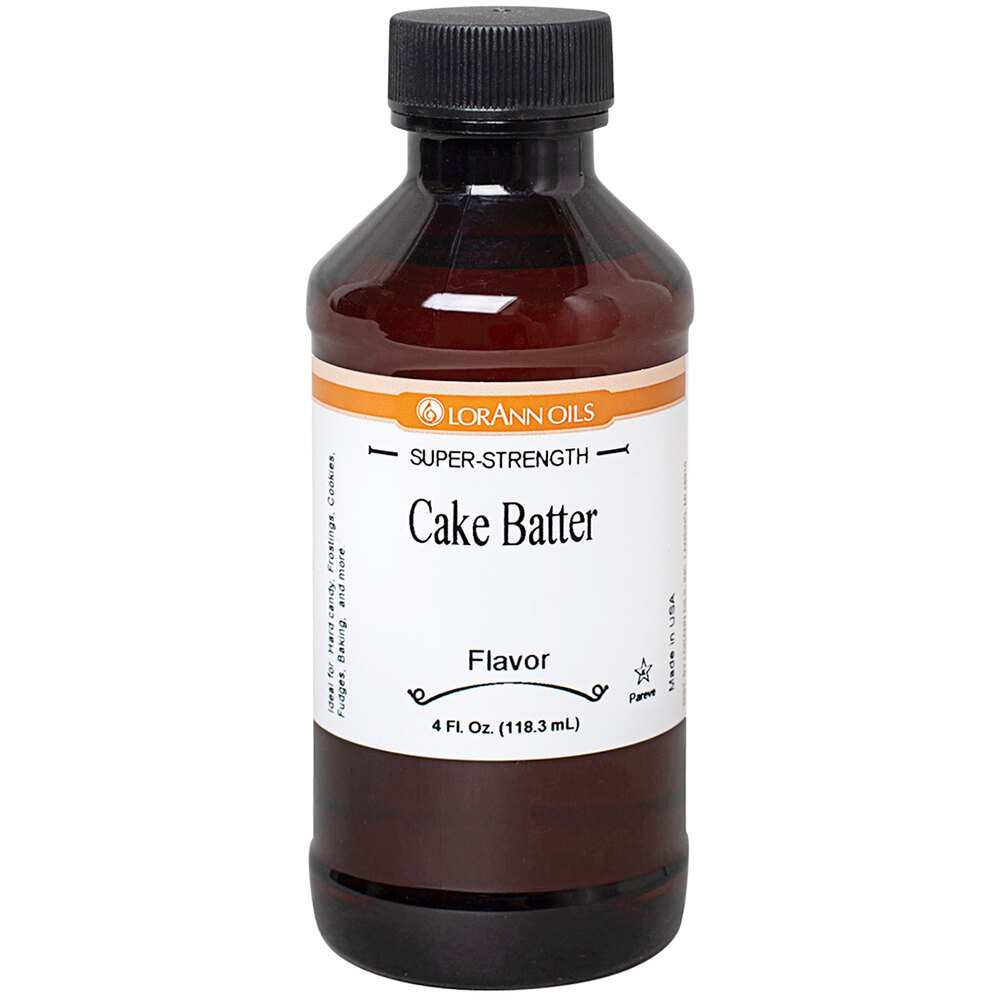 LorAnn Oils 4 fl. oz. Cake Batter Super Strength Flavor