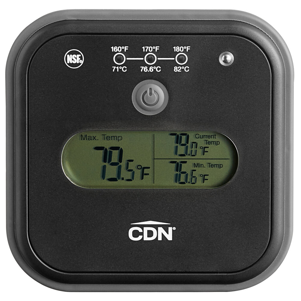 CDN DW2 4 13/16" ProAccurate Dishwasher Plate Thermometer