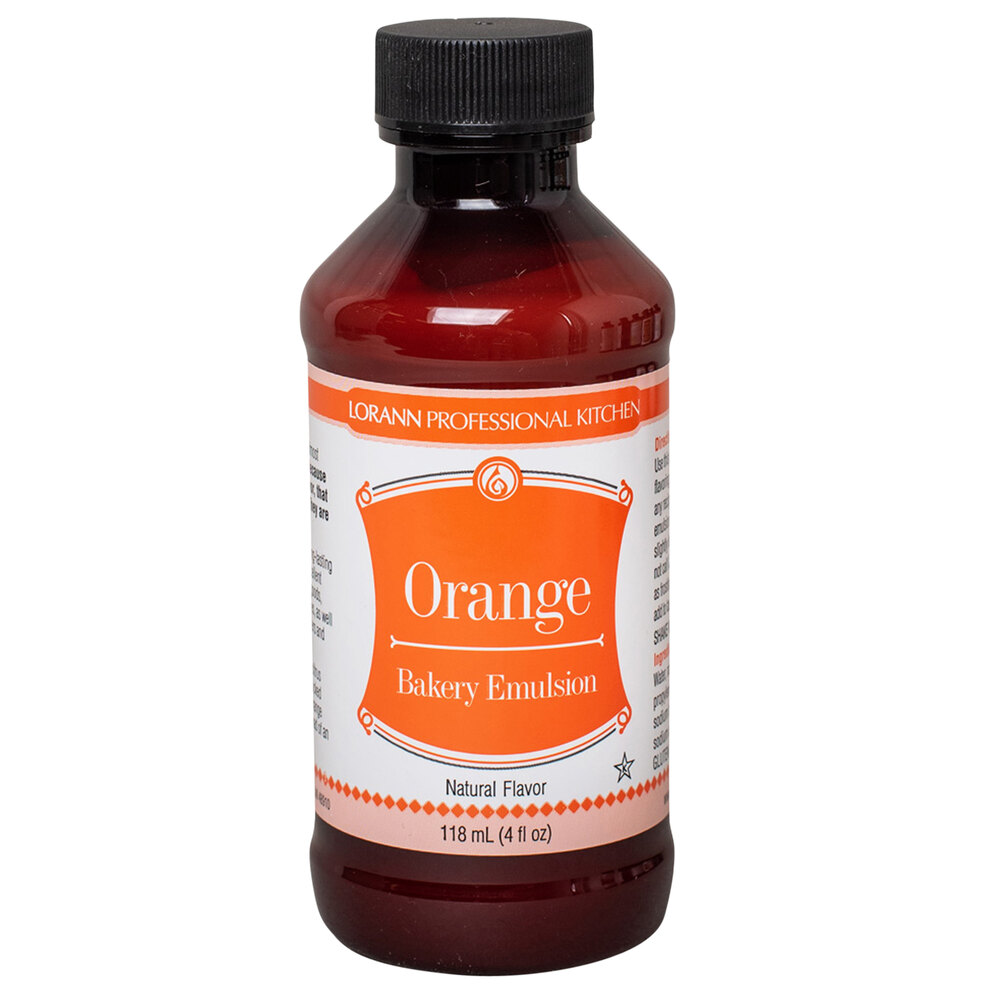 LorAnn Oils 4 oz. AllNatural Orange Bakery Emulsion