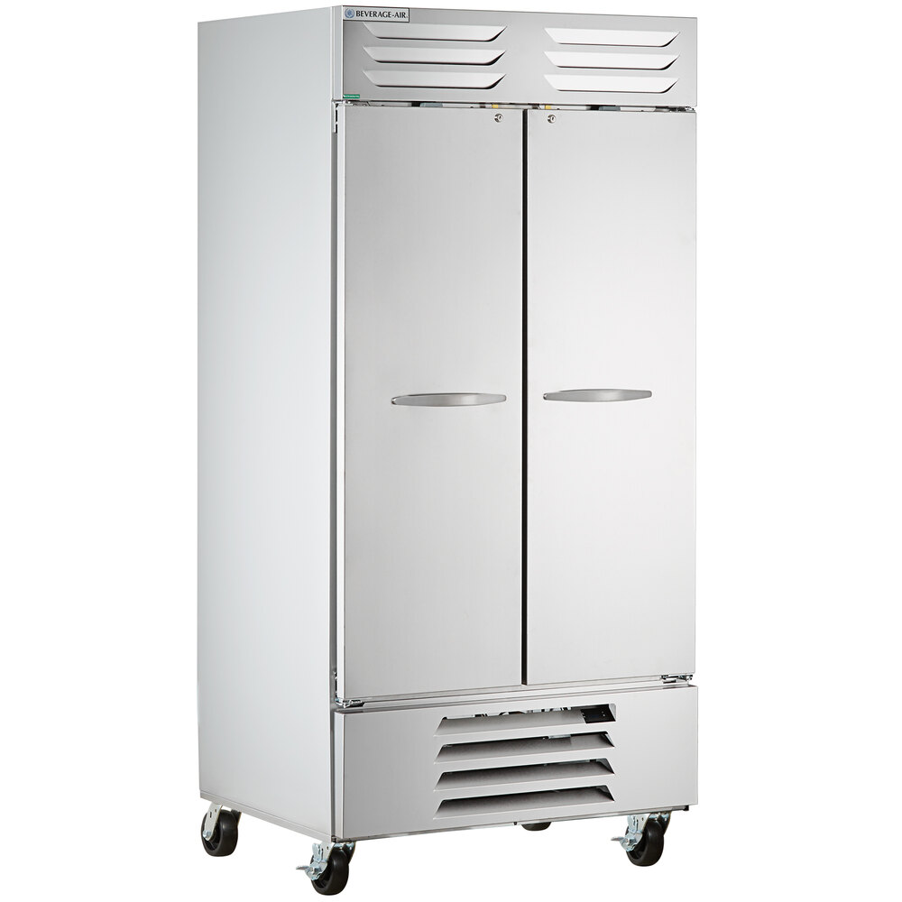 BeverageAir FB35HC1S 40" Vista Series Two Section Solid Door ReachIn