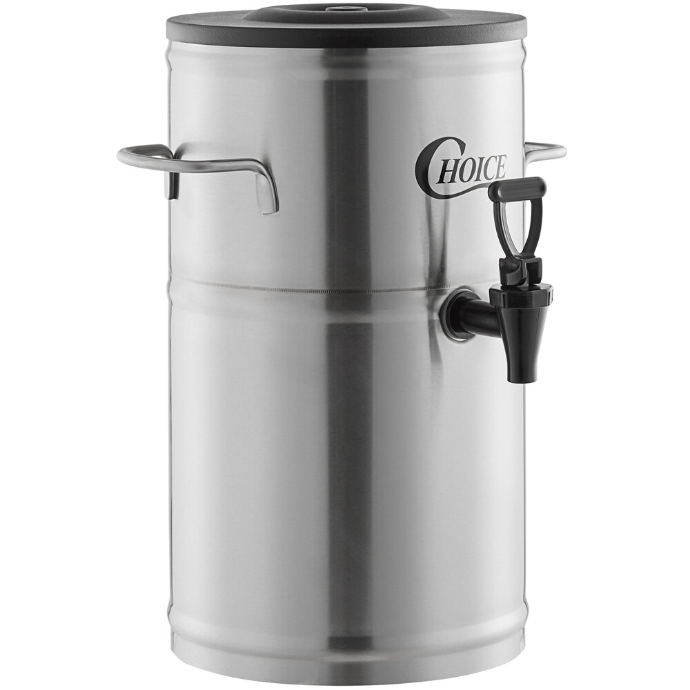 Choice ITD2GRD 2 Gallon Round Iced Tea Dispenser