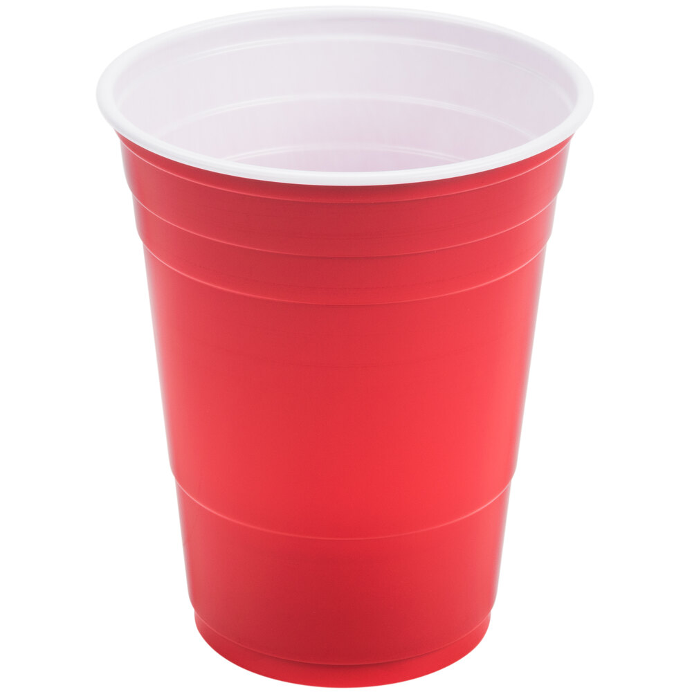 Wholesale Disposable Plastic PS Cups 12 Oz Red Solo Party Cups