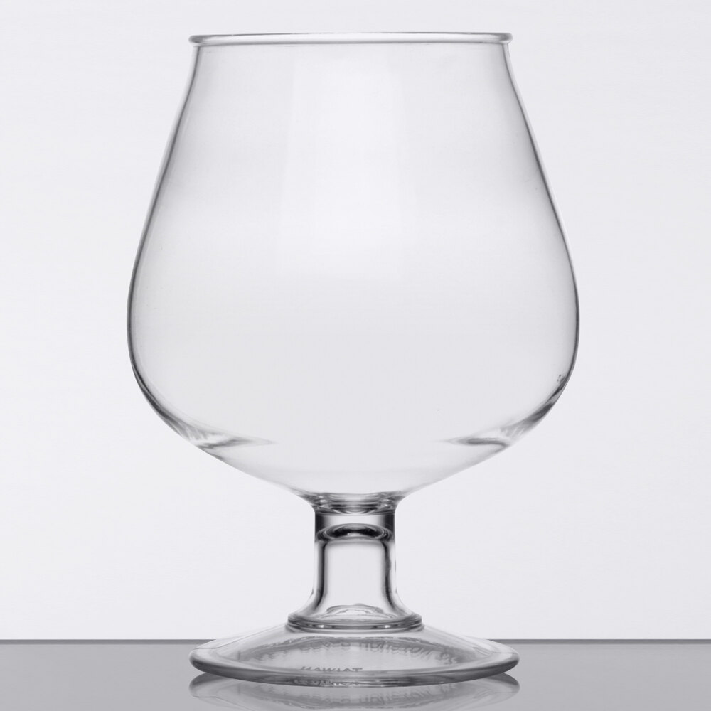 Plastic Brandy Snifter Glasses (Customizable, 16 oz)