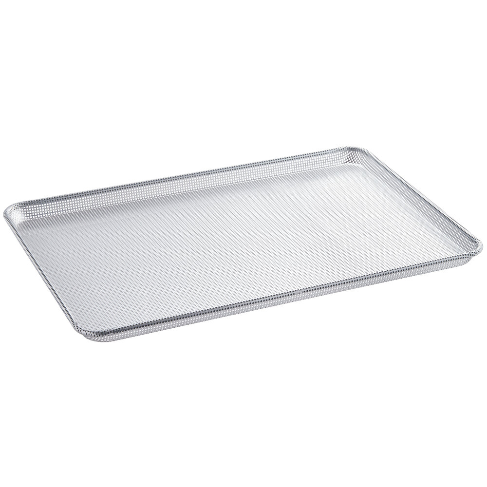 Met Lux Aluminum Full Size Baking Sheet - Perforated, Heavy Duty - 26 x  18 - 1 count box