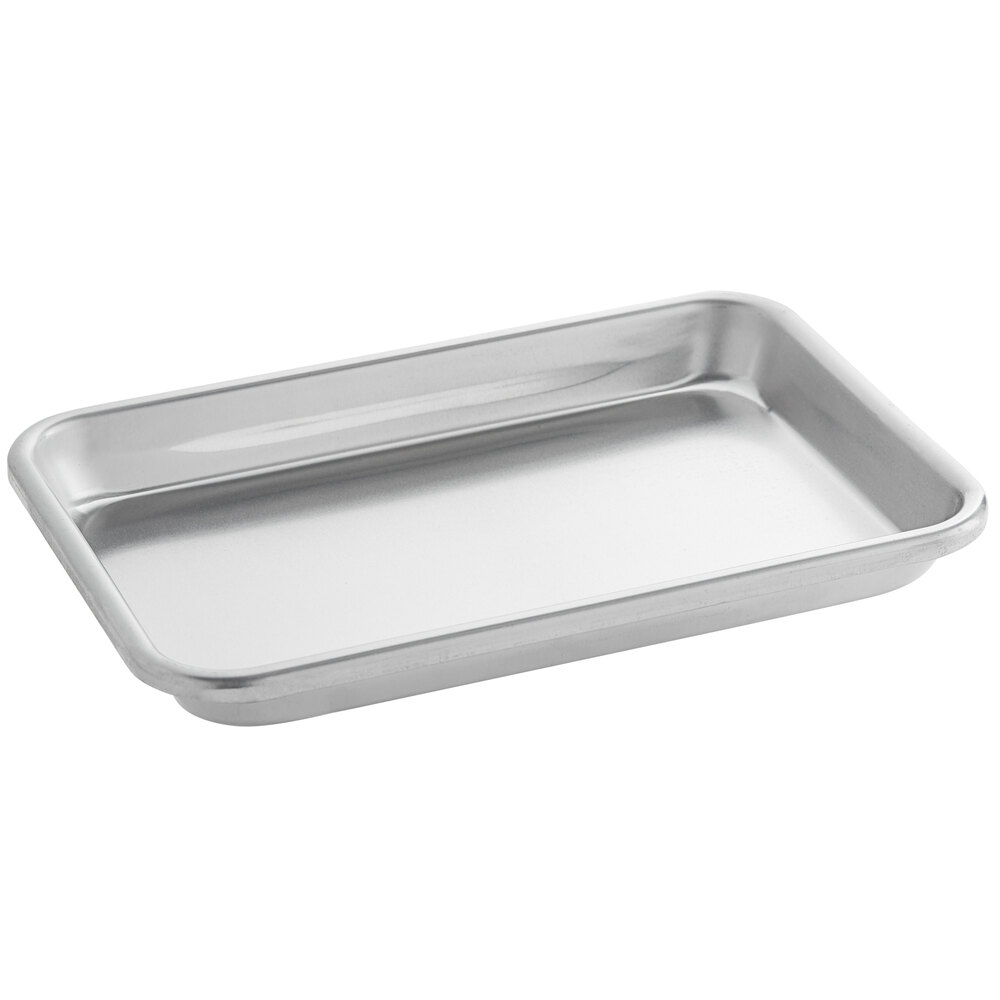 Baker's Mark Half Size Non-Stick 18 Gauge 13 x 18 Wire in Rim Aluminum Sheet  Pan with Stainless Steel Footed Cooling Rack