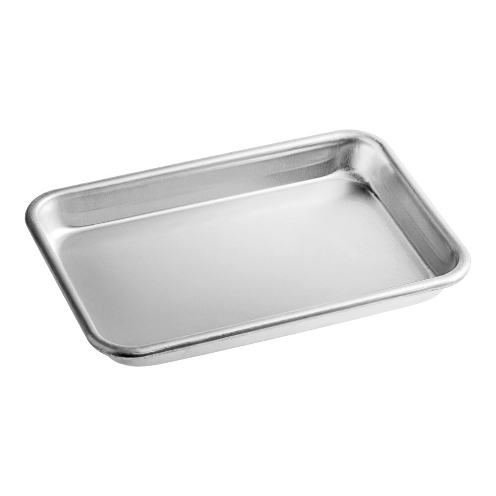 Bakers Lane Heavy-Duty Eighth Size 16 Gauge 6 1/2 x 9 1/2 Wire in Rim Aluminum Sheet Pan
