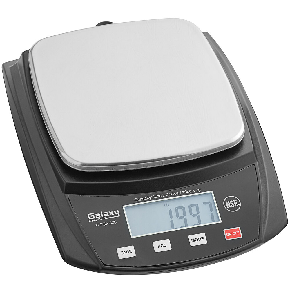 Galaxy PC22 22 lb. Compact Digital Portion Control Scale