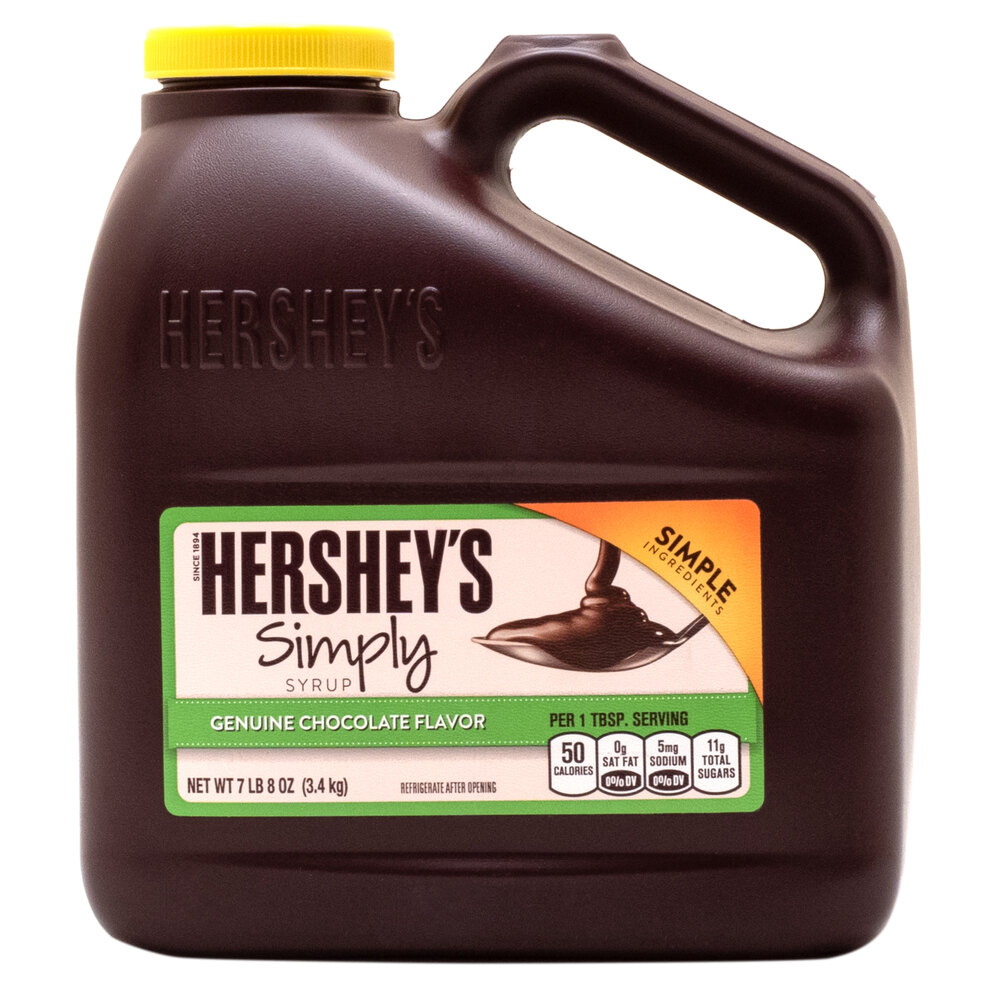 Hershey's Simply Chocolate Syrup Jug 7.5 lb.