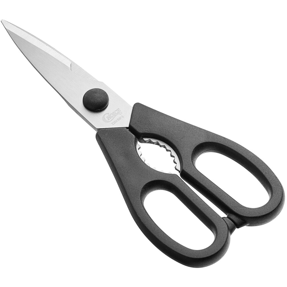 Choice 3 3/4" Stainless Steel AllPurpose Kitchen Shears with