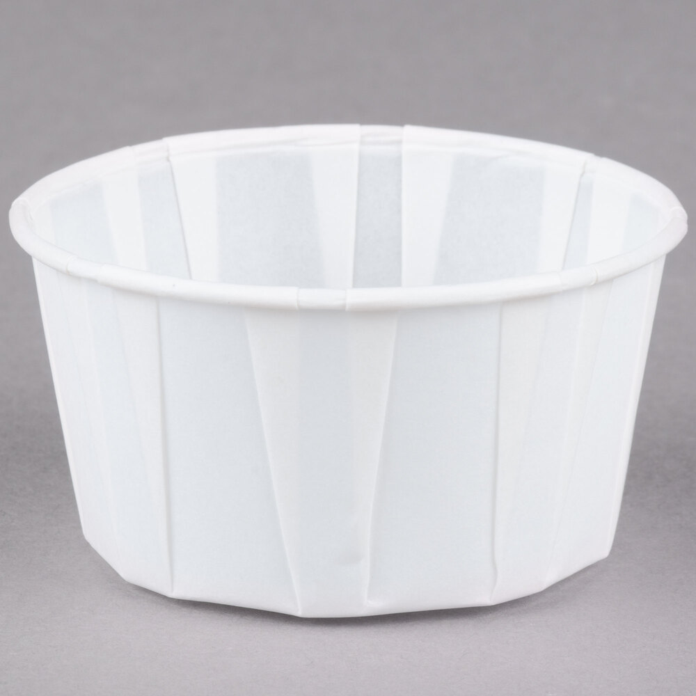 Solo SCC400 4 oz. White Paper Souffle / Portion Cup 250/Pack
