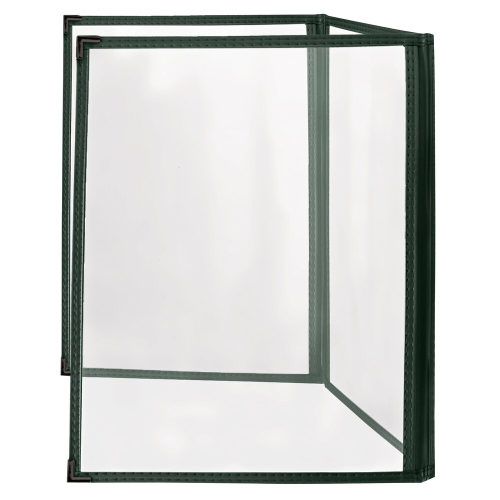 H. Risch, Inc. SHIELDDESK 14 1/2" x 19 1/2" Green 3 Panel Vinyl Desk