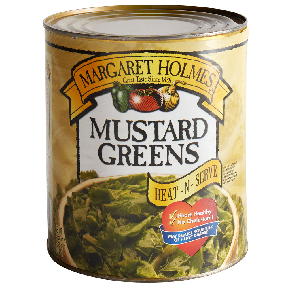 Chopped Mustard Greens 10 Can