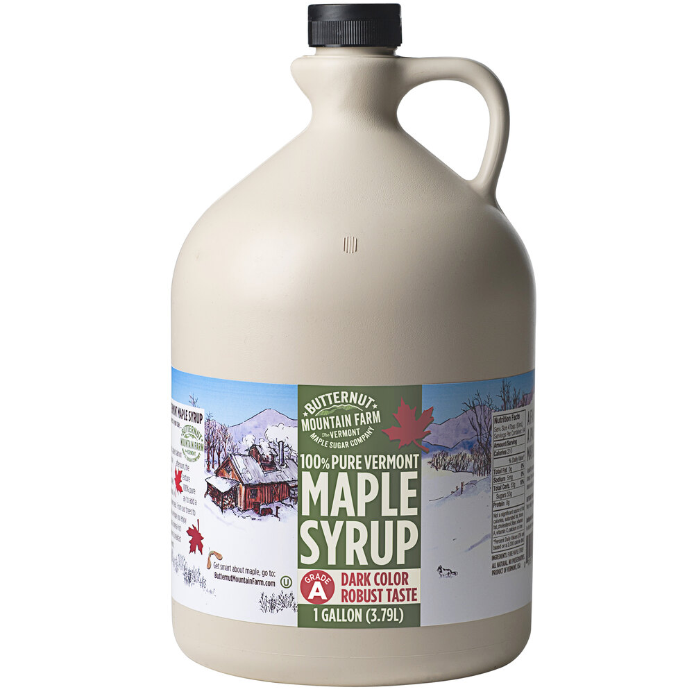 Butternut Mountain Farm Vermont Maple Syrup 1 Gallon