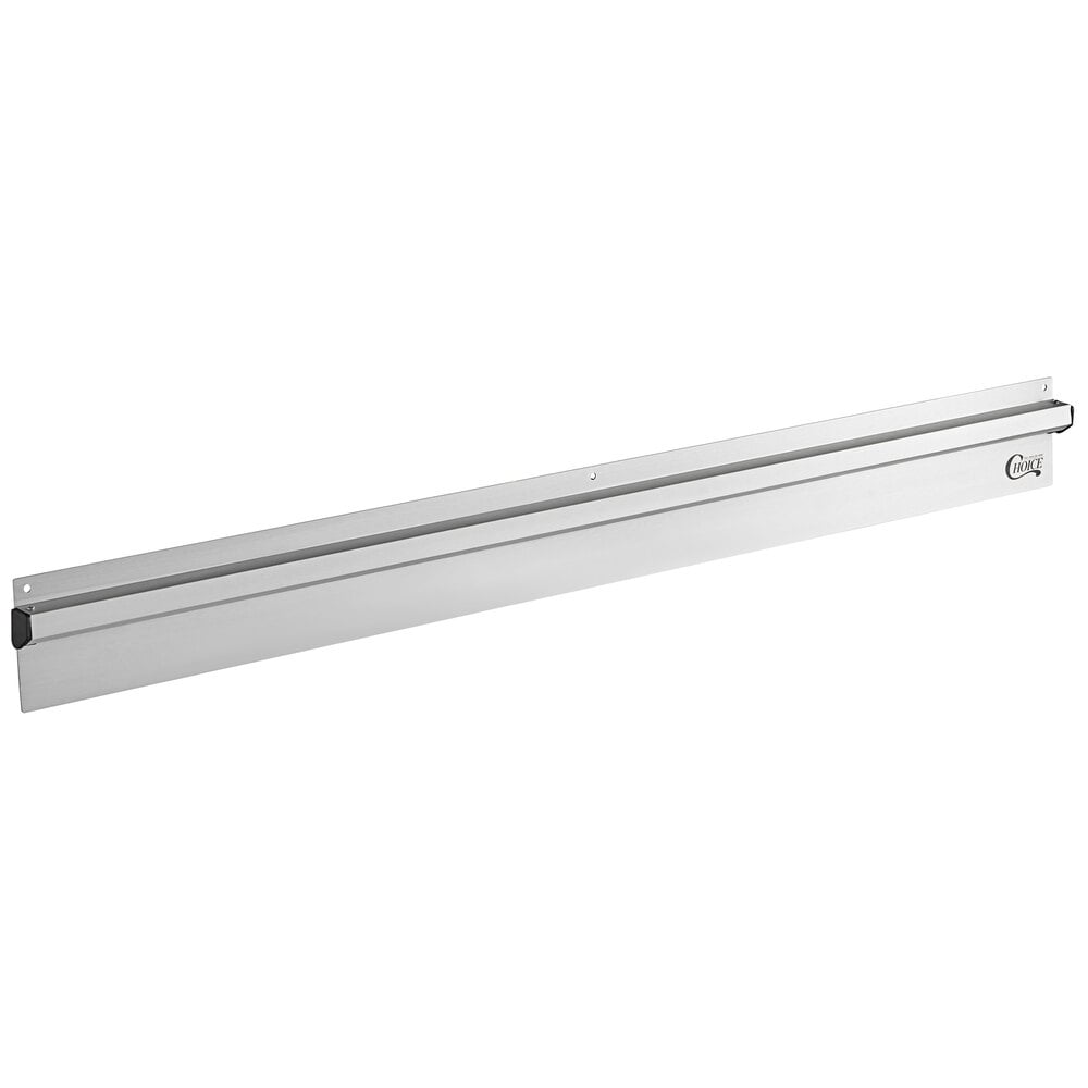 Choice 36" x 3 1/2" Aluminum WallMounted Ticket Holder