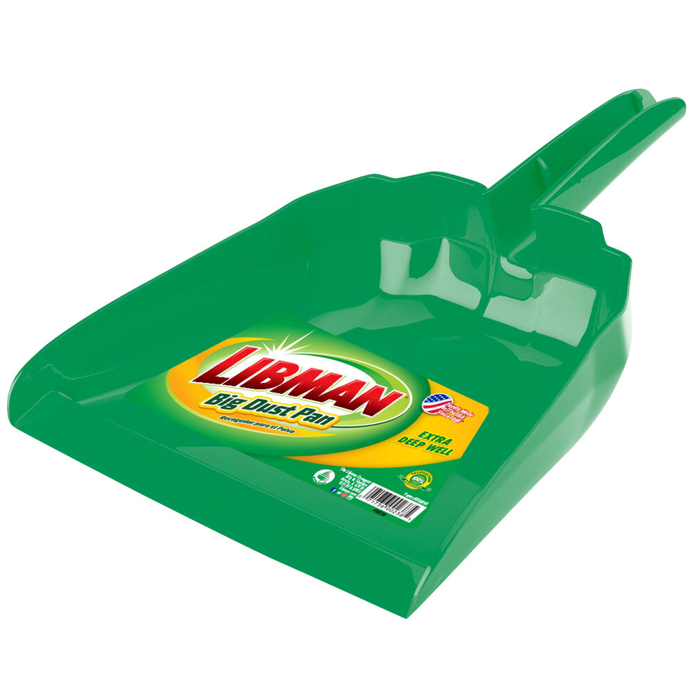 Libman 238 13" Green Dust Pan 6/Pack