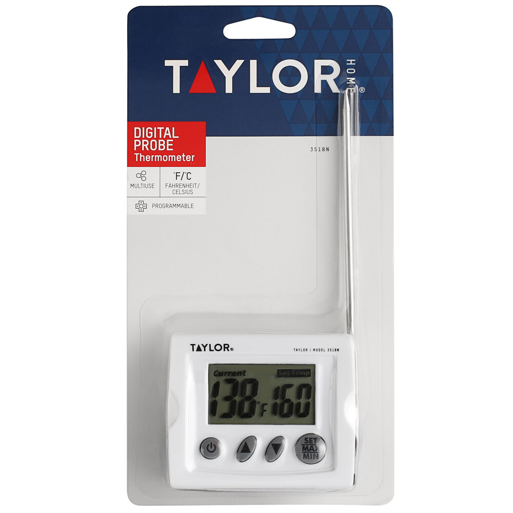 Taylor 3518N 6" Digital Cooking Thermometer with 48" Cord