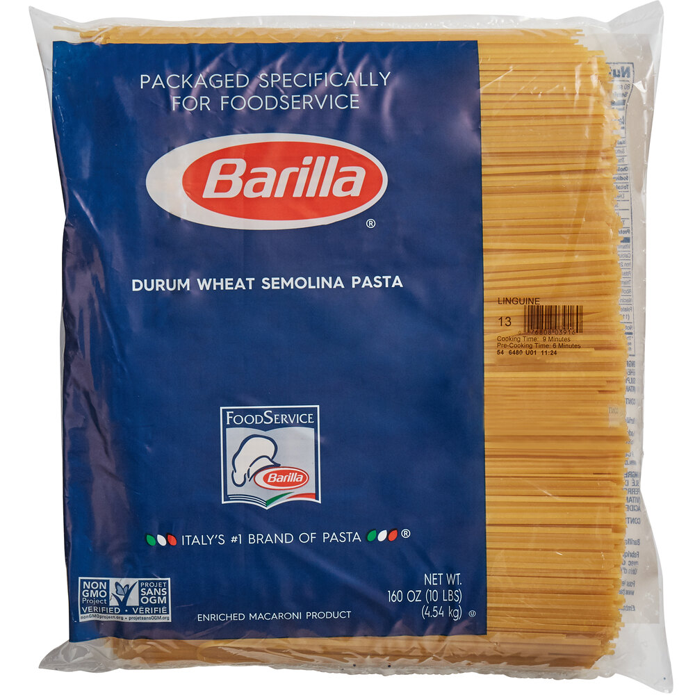 Barilla Linguine Semolina Pasta 20 lb. staurantStore