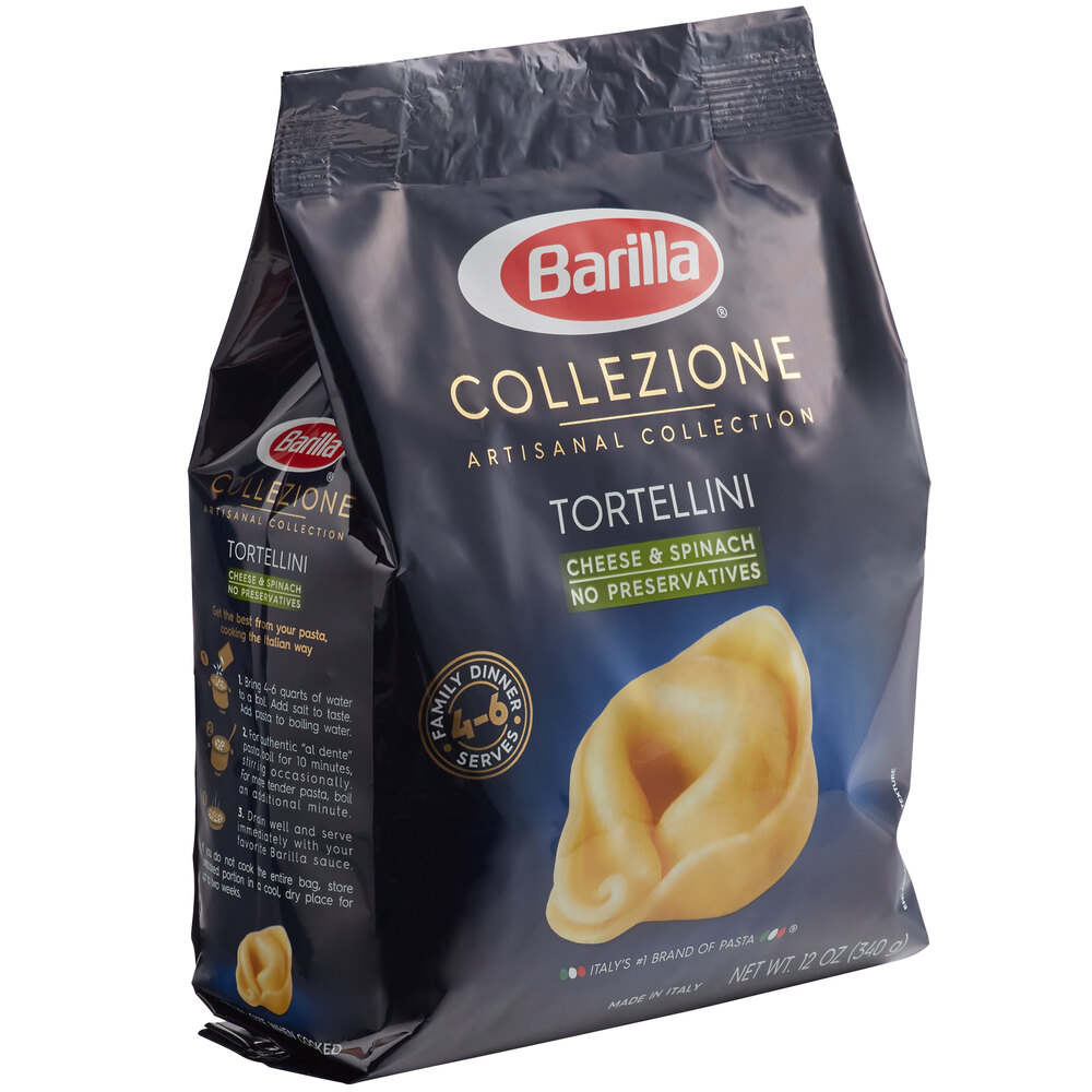 Barilla 12 oz. Collezione Cheese and Spinach Tortellini Pasta 8/Case