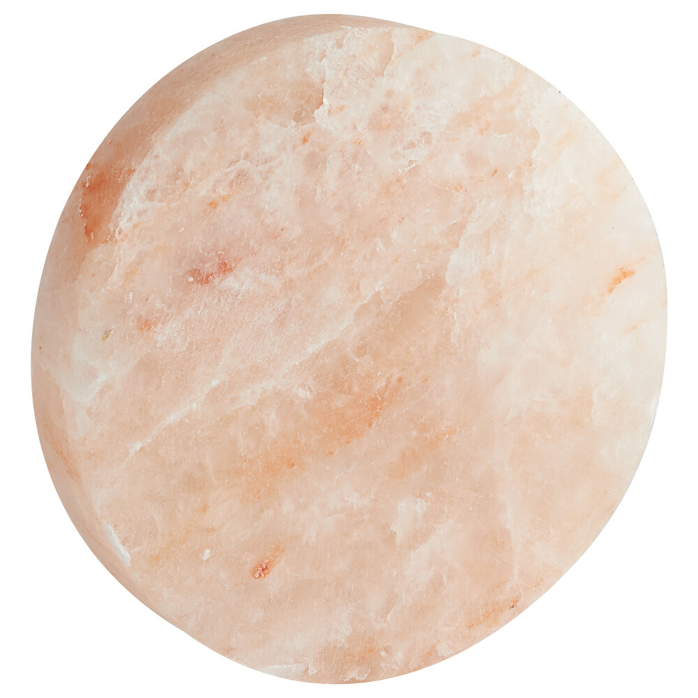 Round Himalayan Salt Slabs 8" (4/Case)