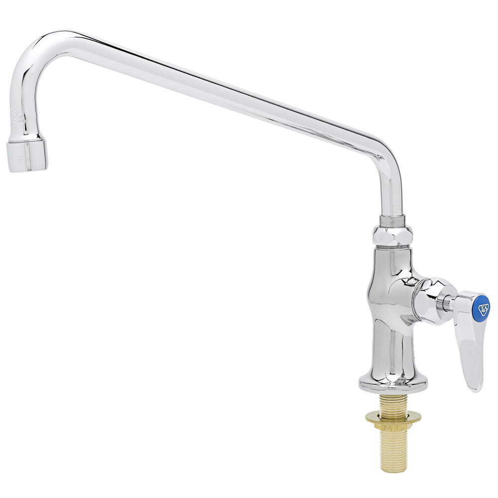 T&S B0205CR Deck Mounted Faucet with 18" Swing Spout