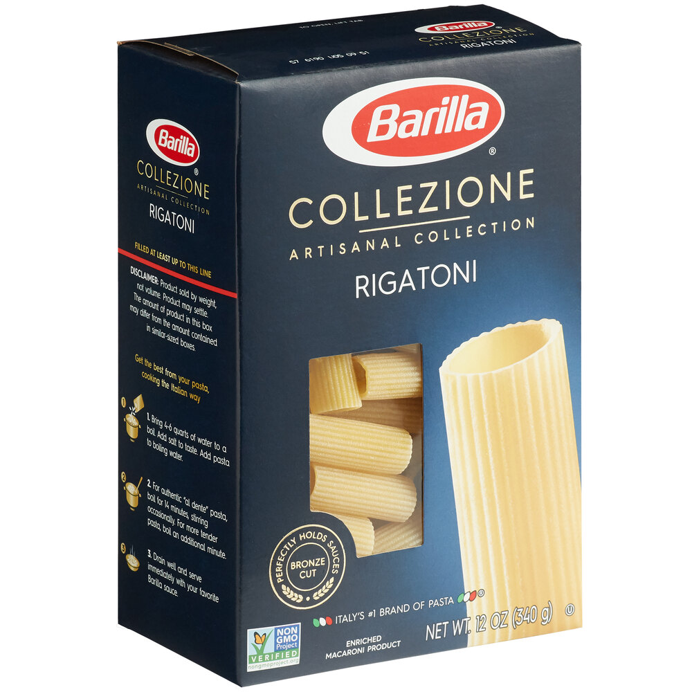 Barilla Collezione Rigatoni 12 oz. Box