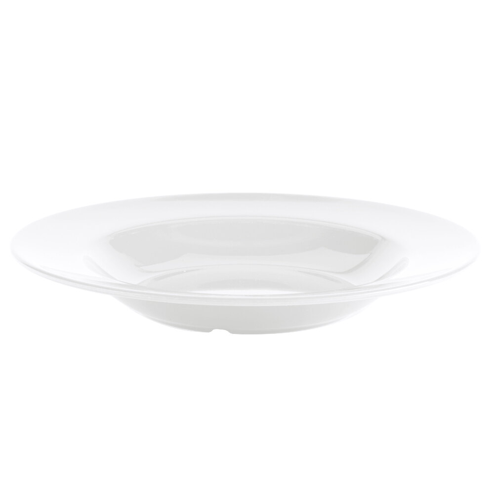 Thunder Group CR5811W White 16 oz. Melamine Pasta Bowl 12/Case