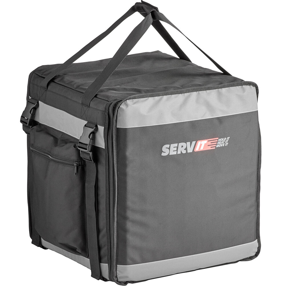 ServIt Large Square Backpack Delivery Bag 18" x 16" x 18"