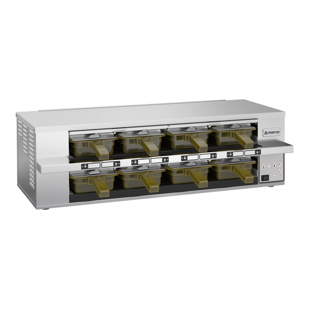 Horizontal Merco Unit Merco MHG24SAB2N MercoMax 2 Shelf / 8 Pan Dual-Sided Dedicated Holding ...