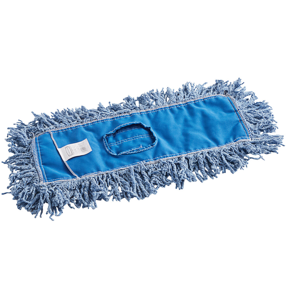 Blue FGJ35800BL00 Rubbermaid Commercial Twisted Loop Synthetic Dust Mop 60-Inch Length x 5-Inch Width 