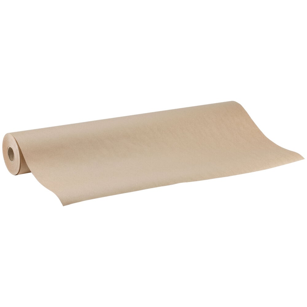 White Kraft Paper Roll - 36 inch x 100 Feet - Recycled Paper