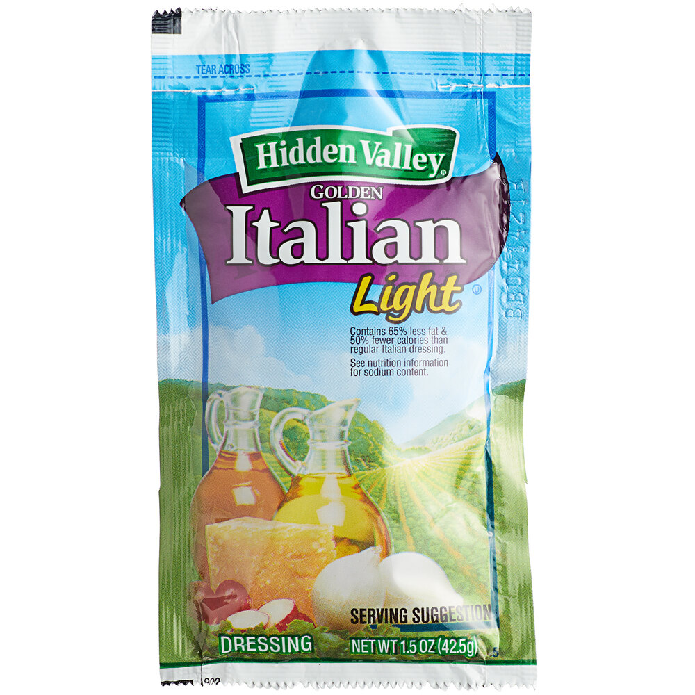 Hidden Valley Light Golden Italian Dressing Packet (84/Case)