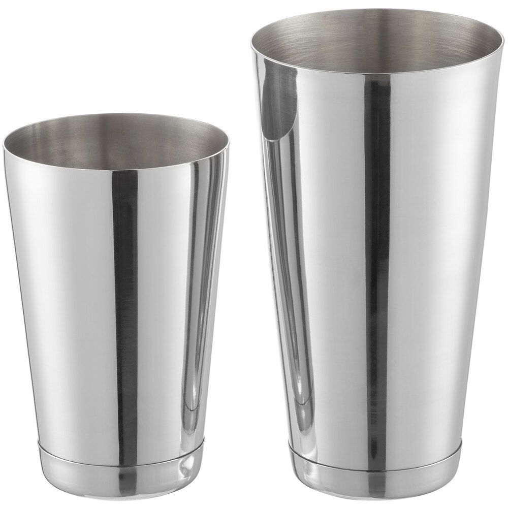 Acopa 28 oz. & 18 oz. Stainless Steel 2Piece Boston Shaker Set