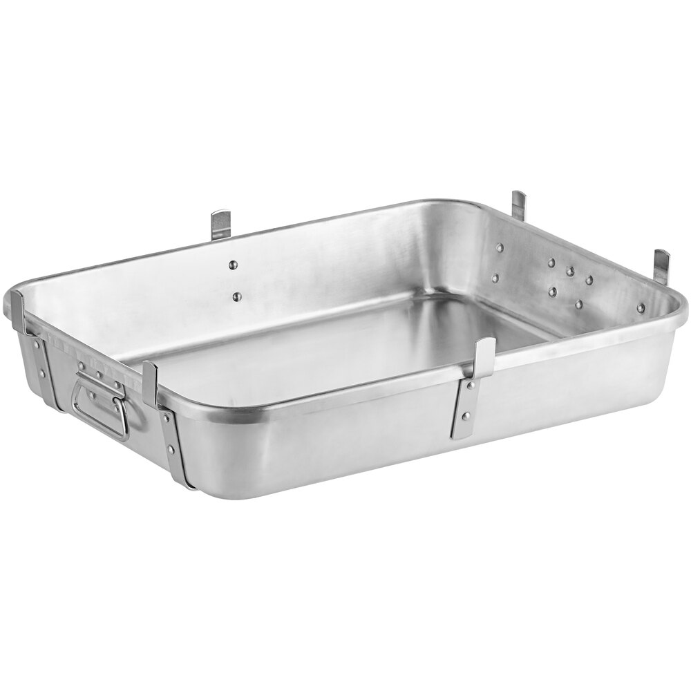 Choice 28 Qt. Aluminum Roaster Pan 24" x 18" x 4"